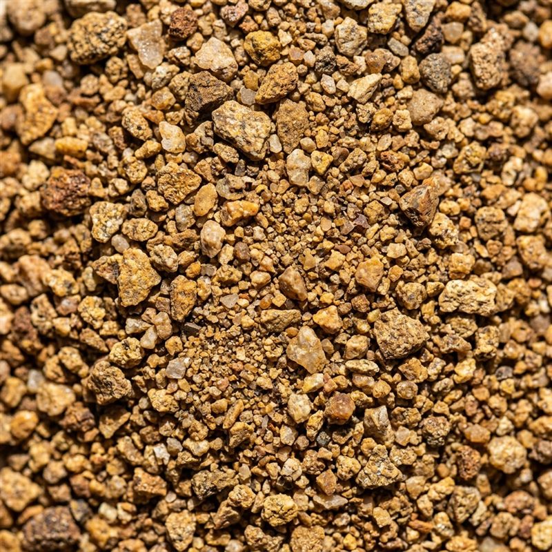 Decomposed granite — fine golden granular particles