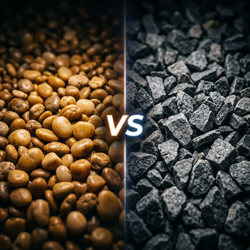 Pea Gravel vs Crushed Stone: What Should You Choose?